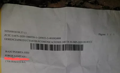 Retiro de compra del exterior