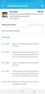 No recibe el producto echo pedido