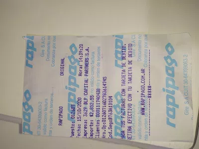 No recibo lo que compre