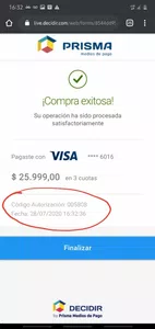 Posible estafa