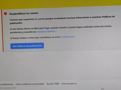 Cueta suspendida