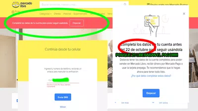 Mercado libre y sus cUrros ahora con validaciones eternas
