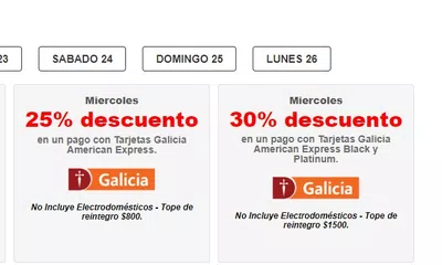 Banco Galicia No me hicieron un reintegro de una promocion con Coto