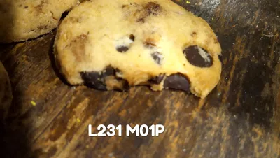 Galleta pepito a la mitad