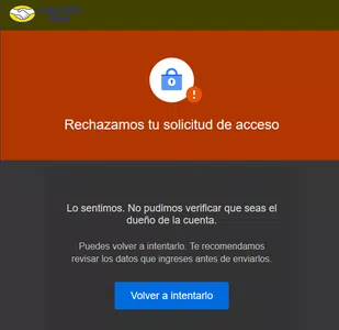 No puedo entrar a mi cuenta