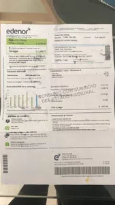 Sobrefacturacion o mal facturacion de edenor