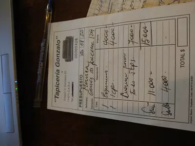 Tapicero irresponsable