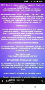 Hostigamiento y acoso de gestoría del bbva francés argentina