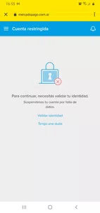 Tengo dinero en la cuenta mercado pago y quiero saber si me van a devolver el di