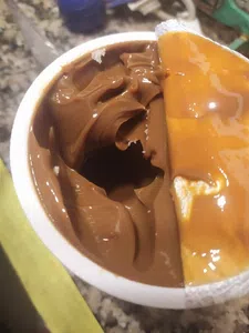 Dulce de leche medio vacío