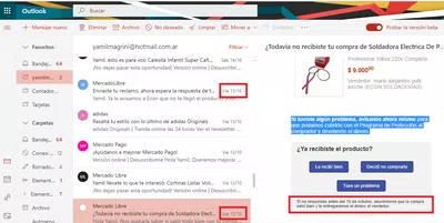 Devolución del dinero