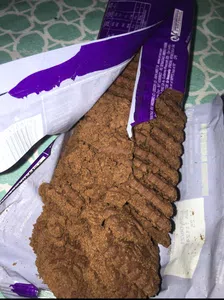 Galletas totalmente destruidas
