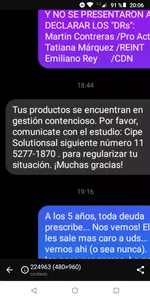 Hostigamiento y acoso de gestoría del bbva francés argentina