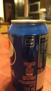 Sabor desagradable de pepsi
