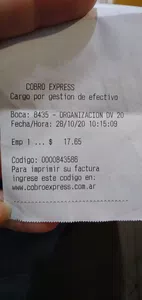 Me cobraron recargo por pagar en efectivo