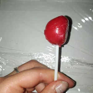 Chupetín pops evolution a la mitad, derretido