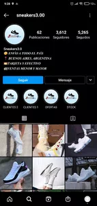 Estafa por cuenta instagram