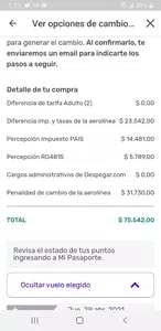 Cobran penalidad y otros imouestos sobre algo abonado en octubre 2019