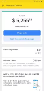 Desactivaron mi mercado crédito