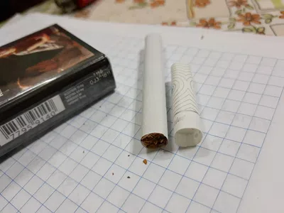 Cigarrillo con falla de fabricación