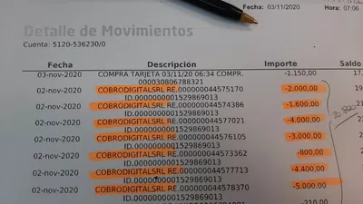 Debitos desconocidos