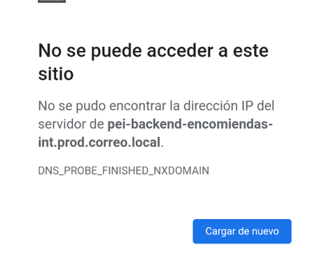 Problema de activación cuenta correo argentino