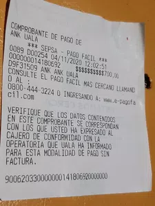 Mi recarga nunca me llego