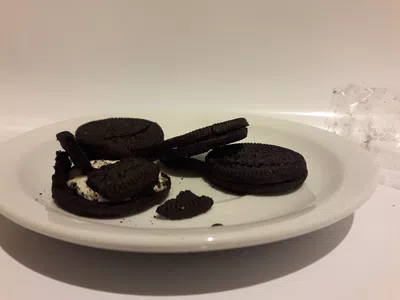 Oreos sin relleno y quebradas