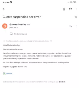 Baneo injustamente