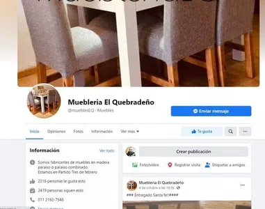 Muebleria el quebradeño no entrega la compra hecha hace 60 dias