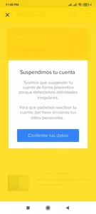 Bloqueo de mercado libre y mercado pago