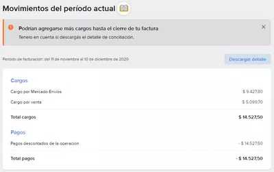 Robo de fondos por mercado libre