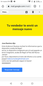 Me estafaron en mercado libre el salvador