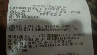 Recarga mercadopago