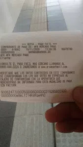 No acreditan dinero a mercadopago enviado atravez de pago fácil