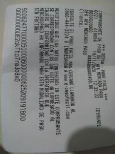 Cargue dinero por medio de un pago fácil y todavia no se acredito en mi cuenta !