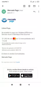 Estafa de vendedor respaldado x mercadoshop