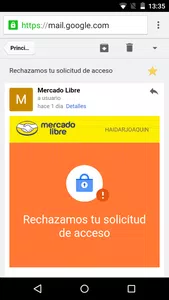 Mercado libre rechaza mi solicitud de ingreso