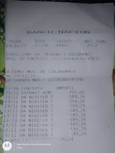 Me debitaron el dinero de mi sueldo