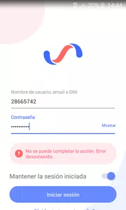 Problemas con la app