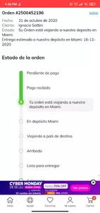 Orden sigue viajando a miami cuando ya debería estar viajando a argentina