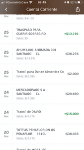 Se me descontó el monto de $20.690 en cuenta corriente pero dice rechazado l pag