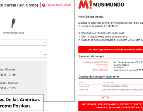 Musimundo quiero el producto que pagué