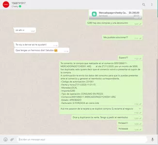 Duplicaron compra