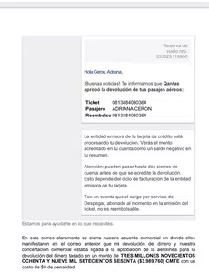 No me han devuelto mi dinero