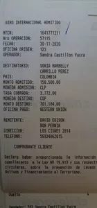 Solicitud de formulario cumplimiento error 4111 bloqueo de destinatario
