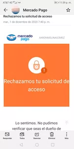No me dan acceso a mi cuenta