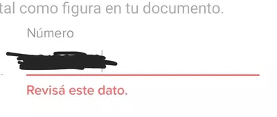 Mercado pago no acepta mi dni