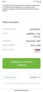Diamantes no llegarom