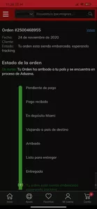 Tu orden está siendo embarcada, esperando tracking -- necesito el tracking!!!